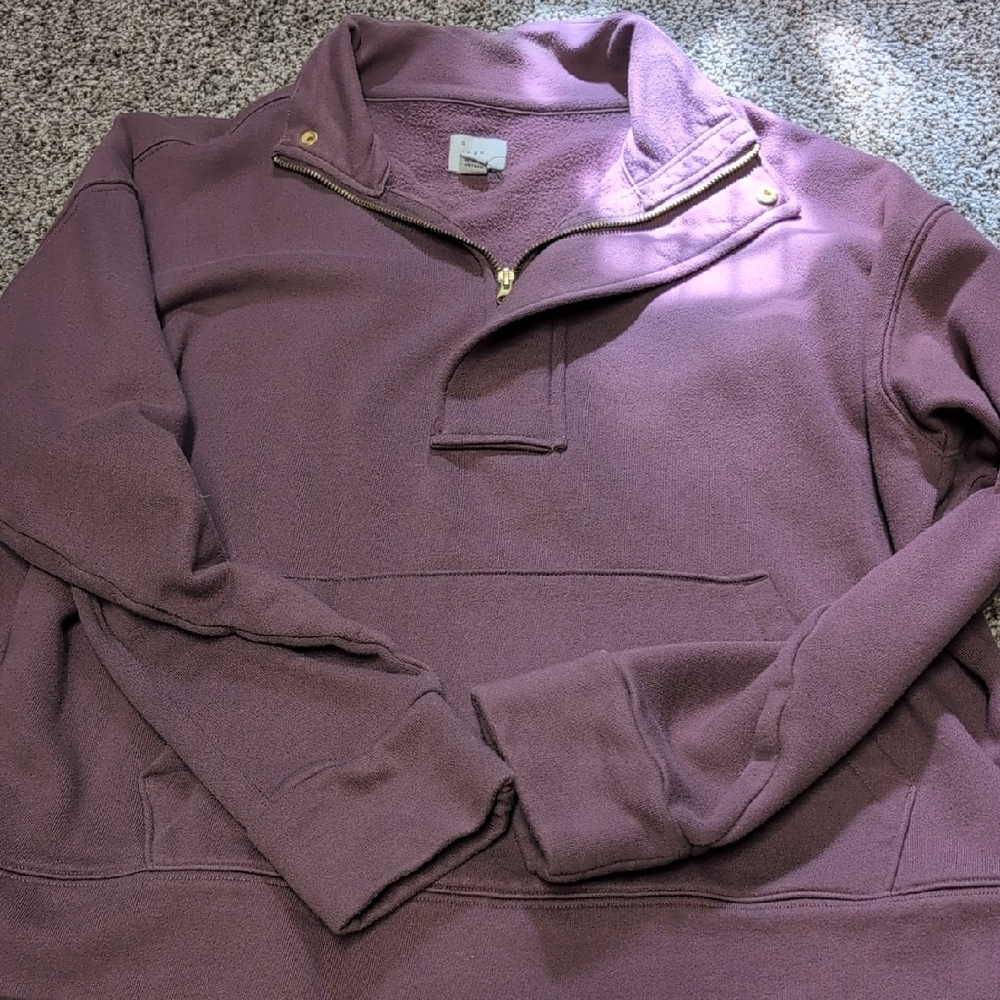 a new day Mauve Pullover with Gold Detail